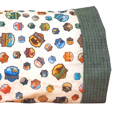 This pillowcase is a perfect gift for the National Parks enthusiast in your life.  Standard Size measures 30